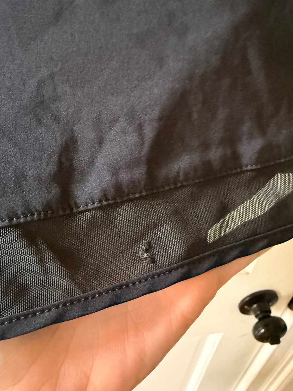 Athleta Mesh Racer Run Shorts - Picture 2 of 4